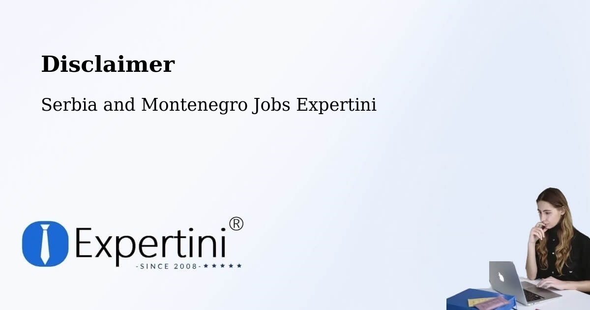 Disclaimer – Saint Hyacinthe - Serbia and Montenegro Jobs Expertini
